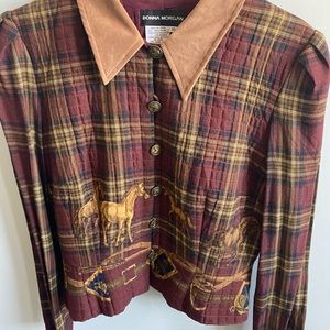 Vintage style riding jacket